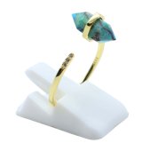 Anillo Plata 925 Punta Turquesa