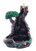 Porta Incienso Backflow Cascada Montañosa 19cm