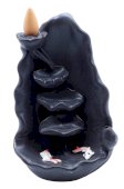 Porta Incienso Backflow Cascada Pez Terracota 11cm