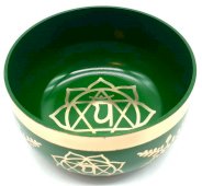 Cuenco cantor Aluminio Chakra Corazón 12cm