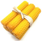 Vela Cera de Abeja 10cm - 6uds