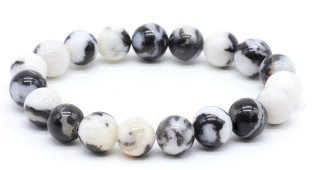 Pulsera cuentas Jaspe Cebra 10mm