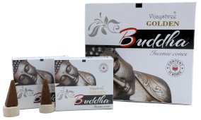 Incienso Buda Conos Dorados