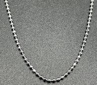 Cadena Plata 925 Bolas 1mm 45cm