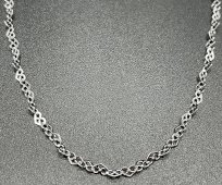 Cadena Plata 925 Corazones 2mm 45cm