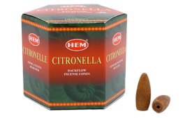 Conos de reflujo HEM Lemongrass 12pcs