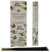 Incienso HEM Salvia Blanca y de Coco 20g