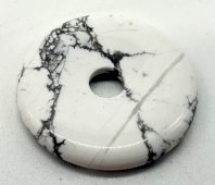 Donut Howlite Blanco 2,5 cm