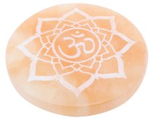 Plato OM Hexa Naranja Selenita 10cm