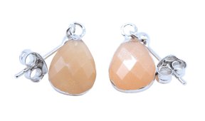 Pendientes de plata de ley 925 'Silver Shower' - Piedra del sol