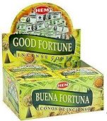 Incienso HEM Conos Good Fortune