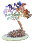 Árbol de la Felicidad 7 Chakras en Ágata Rodaja 12cm