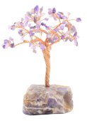 Arbol de la Felicidad Amatista con base amatista 14cm