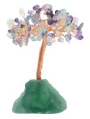 Arbol de la Felicidad Fluorita con Base Fluorita 14cm