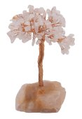 Árbol de la Felicidad Cuarzo Rosa con base Cuarzo Rosa 14cm