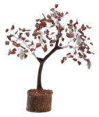 Árbol de la felicidad Jaspe rojo Mano de Fátima 160 piezas