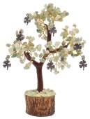 Árbol de la Felicidad Aventurina Verde + Trébol de Cuatro Hojas 160 piezas