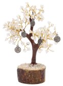 Árbol de la Felicidad Cristal de Roca + Brújula Sagrada 160 piezas