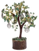 Árbol de la Felicidad Jade Verde + Árbol de la Vida 160 piezas