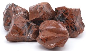 Obsidiana Caoba Cruda 'A' 1Kg