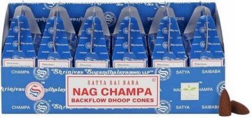 Conos Backflow Reflujo SATYA Nag Champa x6