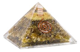Pirámide de Orgonita «Protección y Toma de Conciencia» 6cm