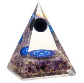 Pirámide de Orgonita «Sabiduría y Meditación» 8cm