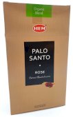 Incienso HEM Palo Santo y Rosa 15g