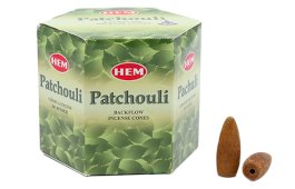 Conos Backflow HEM Patchouli 12uds