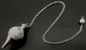 Péndulo esfera de howlita 4cm