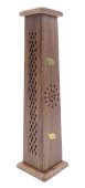 Porta Incienso Madera Torre Elefantes 30cm