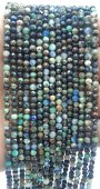 Cuentas facetadas de crisocola de 3 mm x 40 cm de hilo
