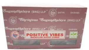 Conos Reflujo Backflow Satya Positive Vibes 6uds