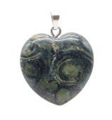Colgante Corazón Jaspe Kambaba 2.5cm