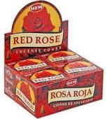 Incienso HEM Conos Rosa Roja