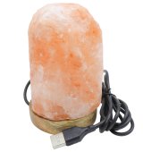Mini lámpara de sal USB Raw de 1 kg - Multicolor