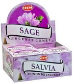 Conos de Incienso HEM de salvia