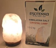 Lámpara de Sal del Himalaya Blanca Cruda 1-2KG