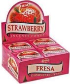 Conos de Incienso HEM de fresa