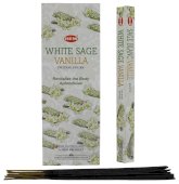 Incienso HEM Salvia Blanca & Vainilla 20g