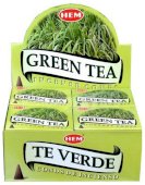 Conos de  Incienso HEM de té verde