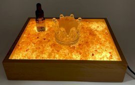 Jardín Zen Corona Sal del Himalaya + Aceite 23cm